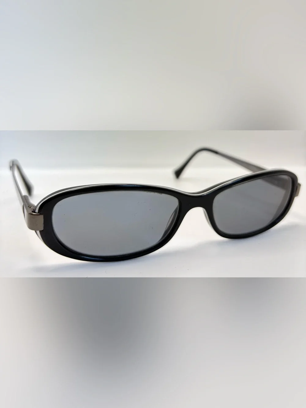 Luck Brand Layla Black Oval Sunglasses Frames Only